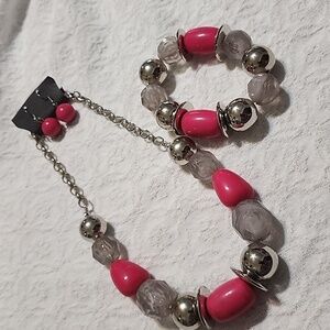 Necklace earrings bracelet item #113